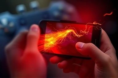 Smartphone overheating, heat waves, performance issues, technology struggle
