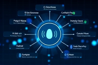 Futuristic AI music curation interface concept