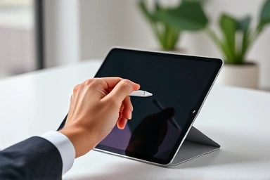 iPad Pro M2 stylus use, creative workflow, modern productivity