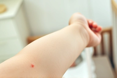 Baby insect bite relief, gentle care for baby skin.