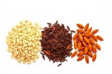 Barley, rooibos, and cassia seeds as baby tea ingredients.