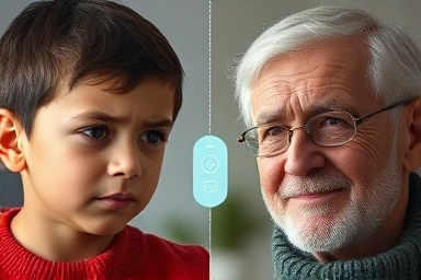 Parental relief with smart tag tracking signal visualization.