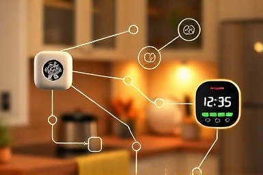 Smart kitchen safety system visualization