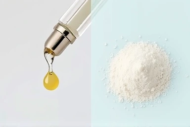 Probiotic dropper liquid versus powder comparison