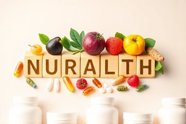 Healthy supplements and natural foods for postpartum recovery.