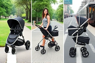 Comparison of deluxe, hybrid, and lightweight strollers