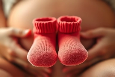 Symbolic image of twin babies