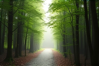 Clear, easy path through dense information forest.