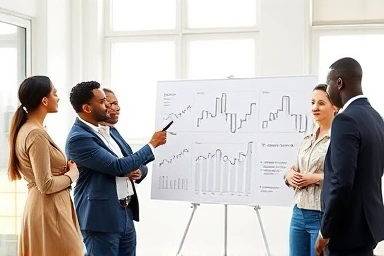 Professionals collaborating on financial growth strategies.