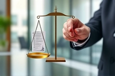 Professional CPA examining financial trust and accuracy