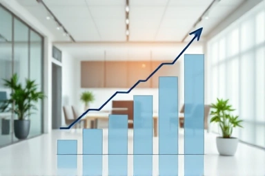 Financial analysis chart symbolizing credit expertise and growth.