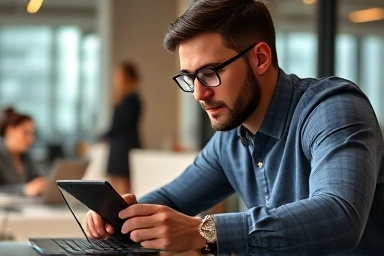 Person studying financial derivative charts on a laptop.