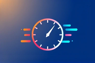 Symbolic graphic of fast test result delivery.