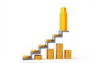 Symbolic career advancement in the finance sector.