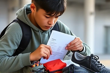 Preparation for firefighter physical test, essential items for exam.