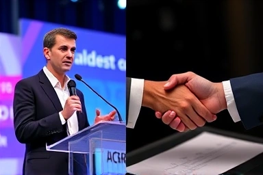 International business communication and successful deal-making.