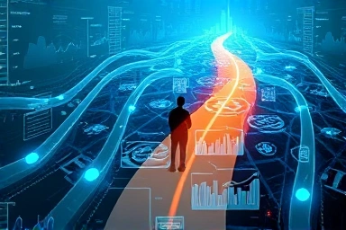 Financial risk management professional navigating complex data landscape.