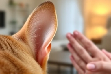 Caring for a cat's healthy ear