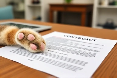 Planning cat sitting with a clear contract and a cat