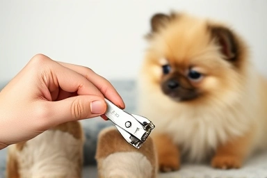Cat and dog getting nails trimmed safely by expert