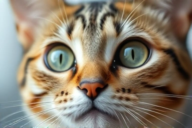 Healthy cat eyes symbolizing good health