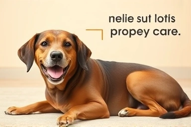 Happy dog symbolizing relief from anal gland discomfort