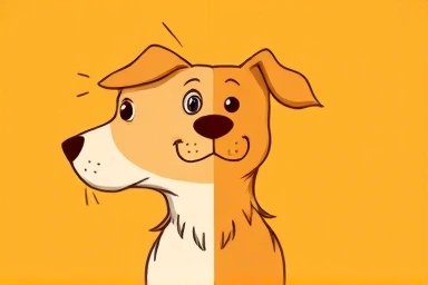 Dog's emotional journey from confusion to happiness with training.