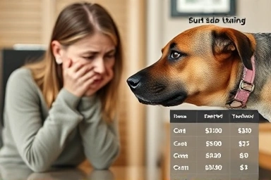 Owner worried about dog behavior training costs