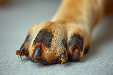 Dog stool sample showing color variations