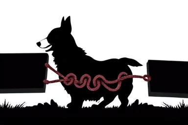 Symbolic image of overcoming challenges for dogs.