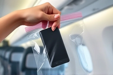 Packing power bank, travel safety, airplane cabin, preparation