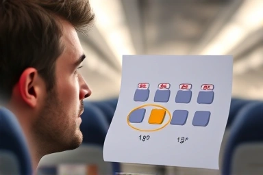 Finding the best airplane seat for travel comfort.
