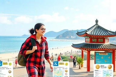Budget-friendly Busan travel adventure with iconic landmarks.