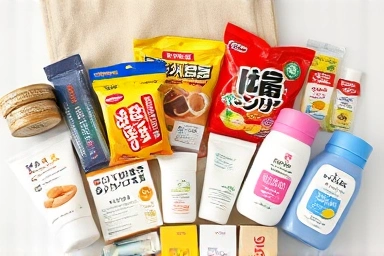 Popular Japanese Don Quijote shopping haul items.