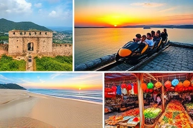 Ganghwado day trip attractions: history, luge, beach, market
