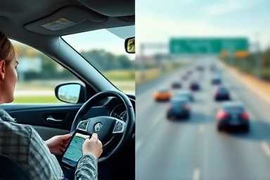 Driver making informed route decisions using real-time traffic data