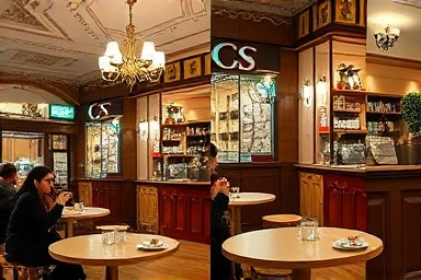 Contrasting Viennese coffee experiences: opulent vs. cozy