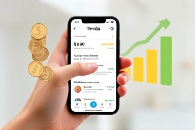 Hand using Yanolja app, showing coupon savings.