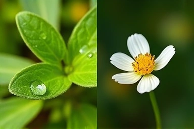 Symbolic contrast of healthy vs. compromised skin barrier.