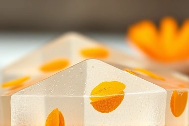 Soothing gel with calendula petals, refreshing skin relief
