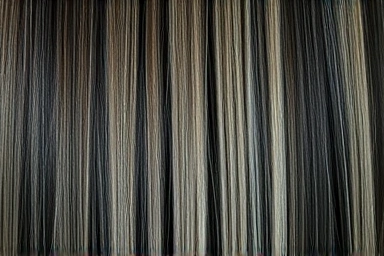 Healthy hair transition from black to blonde