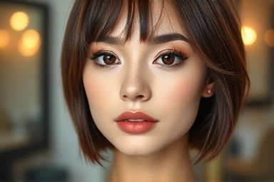 Chic bob tassel haircut on a woman