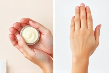 Soothing balm and exfoliating scrub for post-waxing care.