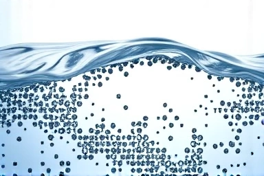 Abstract visualization of pore purification and deep cleansing