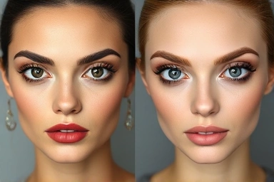 Natural vs. unnatural contouring comparison with contour stick