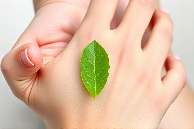 Before and after comparison of dry vs moisturized cuticles.