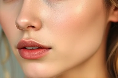 Flawless dewy skin with natural radiance