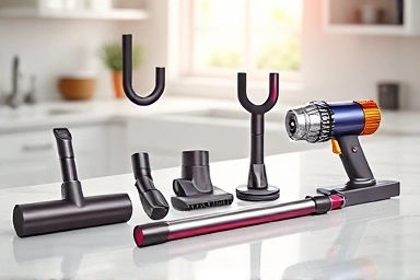 Dyson Airwrap Complete Long attachments in a stylish arrangement.