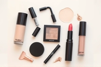 Natural makeup products for radiant beauty.