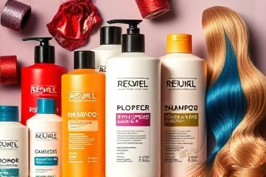 Color protecting shampoos and conditioners for dyed hair.